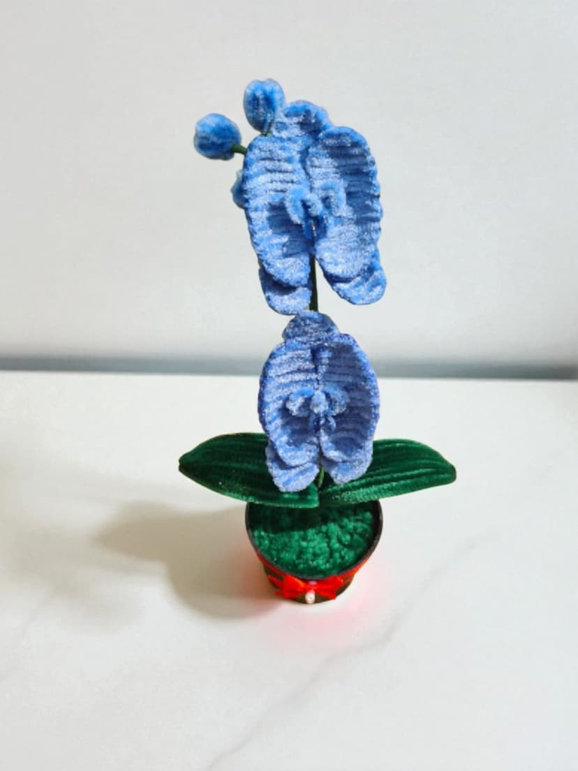 Flor Decorativa com Vaso – até 25 cm